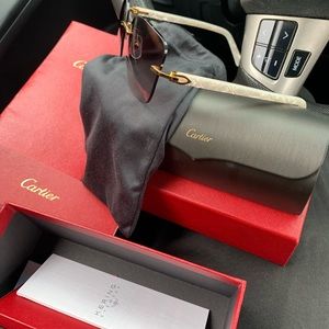 Authentic Cartier Glasses (Not Buffalo Horn) Beautiful Pearl White